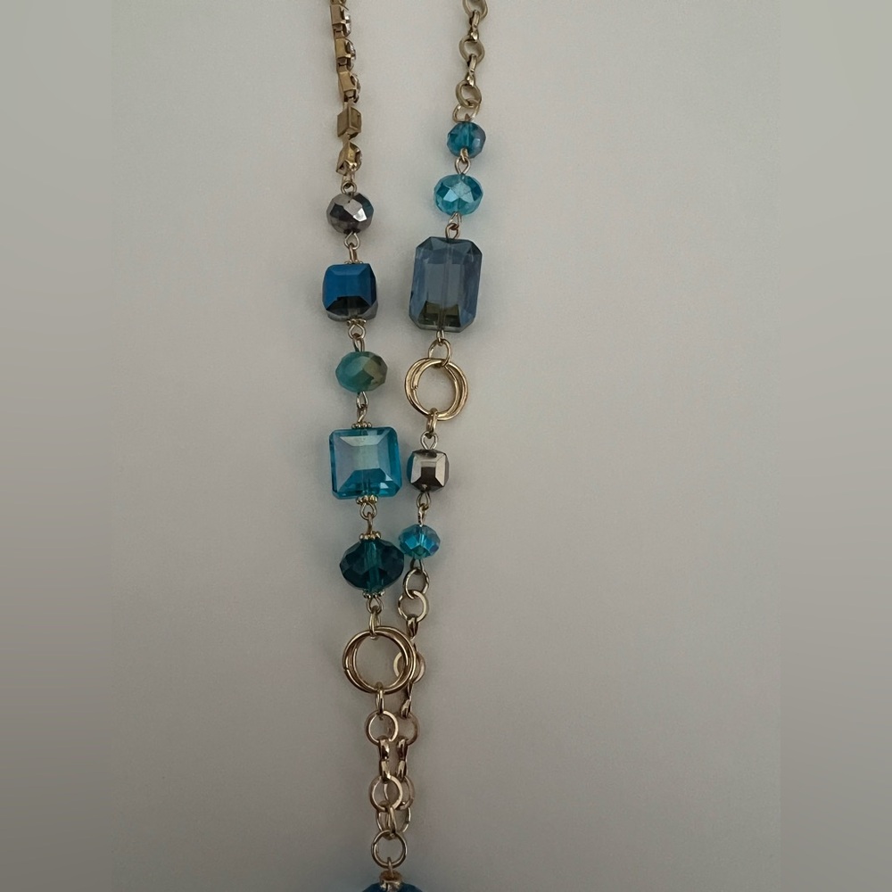 C.A.K.E by Ali-Khan long statement necklace NWT - Picture 3 of 6